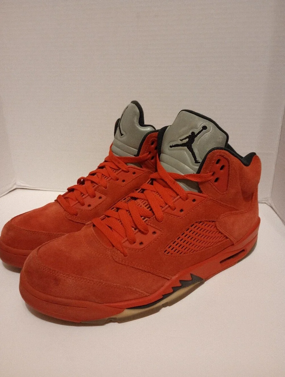 Jordan Retro 5 Red Suede Mens 11.5